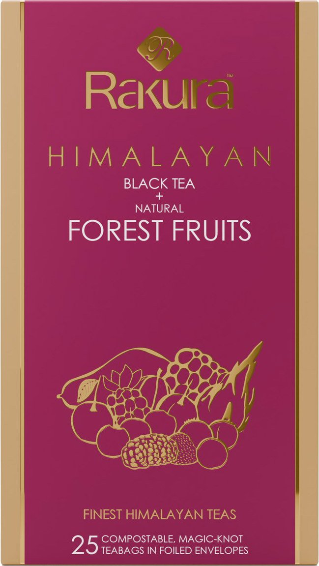 Rakura Himalayan Black Tea + Natural Forest Fruits box