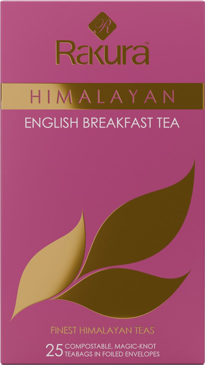 Rakura Himalayan English Breakfast Tea box