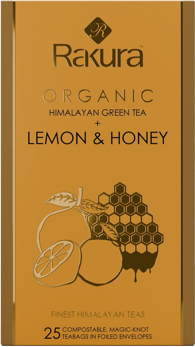 Rakura Organic Himalayan Green Tea + Lemon & Honey box