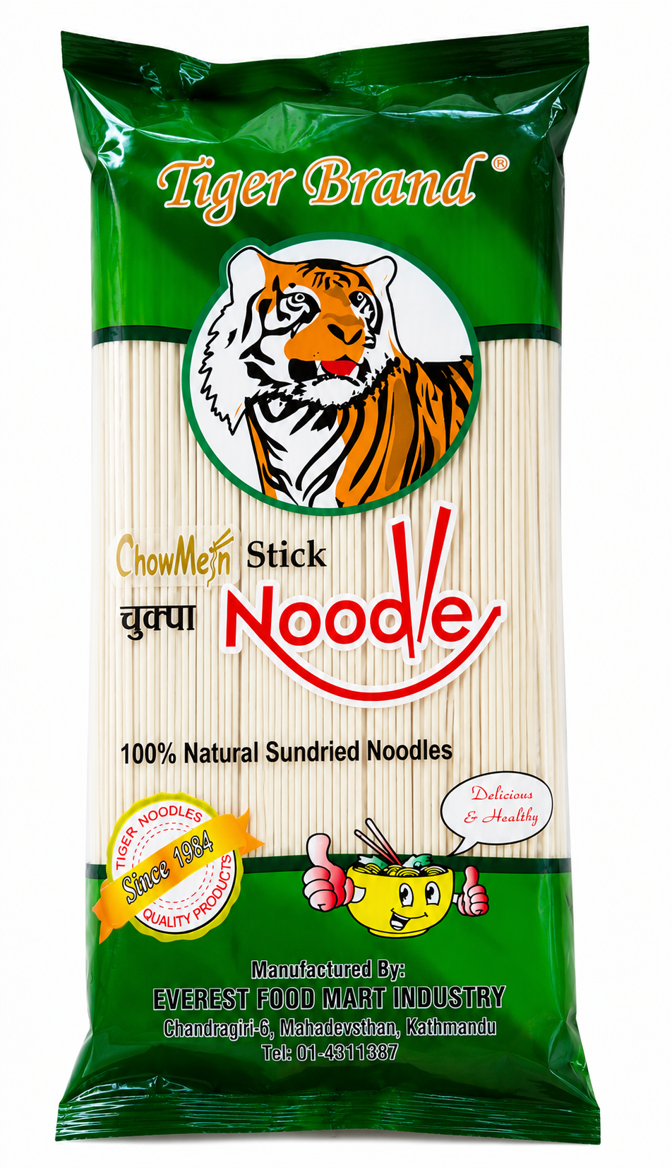 Tiger Brand Thukpa Stick Noodle packet